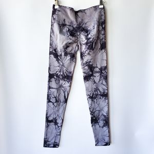 Tye Dye Butt-Lift Grey and Black Leggins